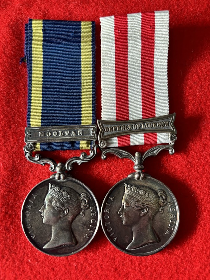 Defender of Lucknow casualty medal